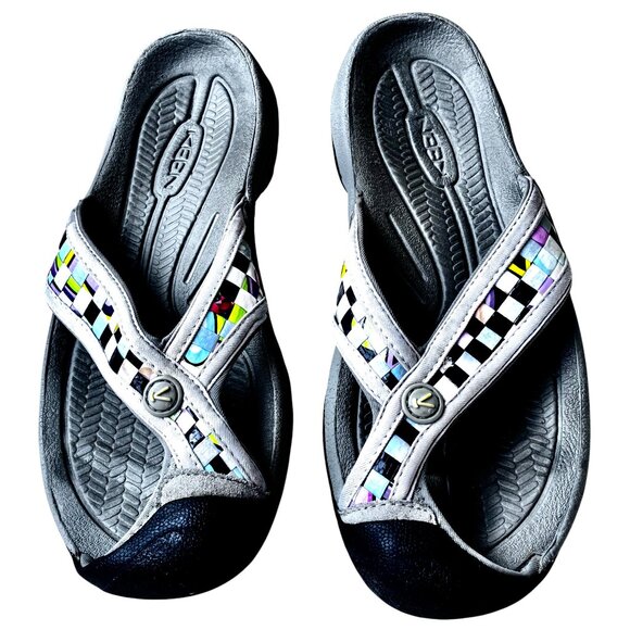 KEEN Flip-Flop Thong Sandal WAIMEA Sporty Bumper Toe Rice Bag Womens size 9 - Picture 8 of 15